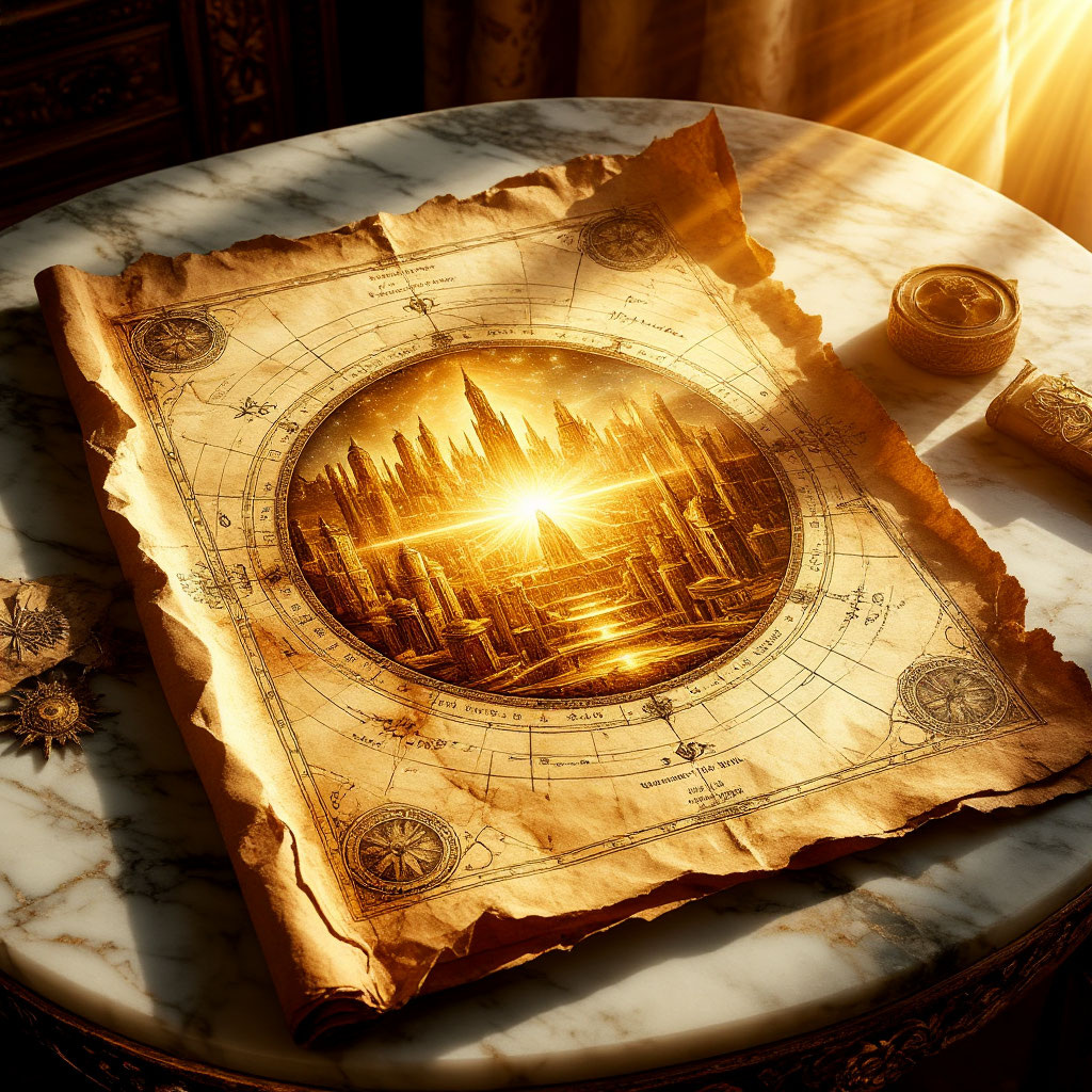 Иллюстрация "Нострадамус: Видение 2047 года" создана сетью Шедеврум