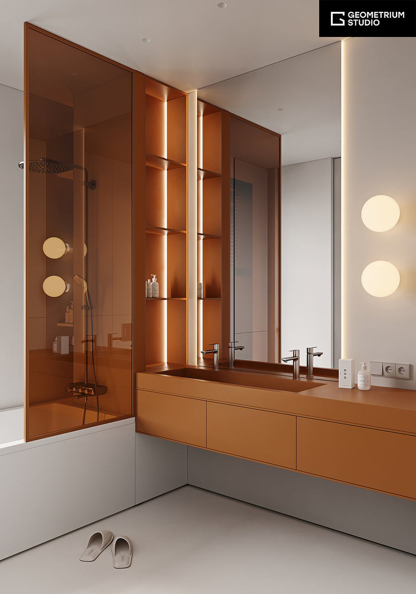 Дизайн-проект санузла в ЖК Рихард