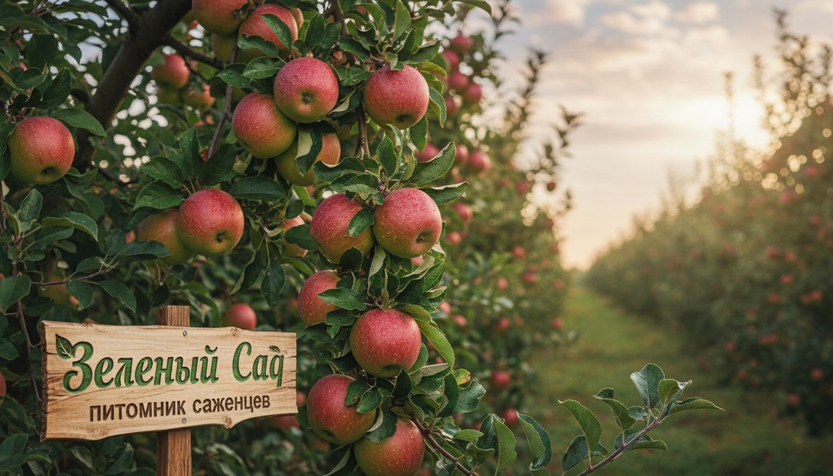 Выбор саженцев яблони в Уфе от питомника Зеленый Сад.