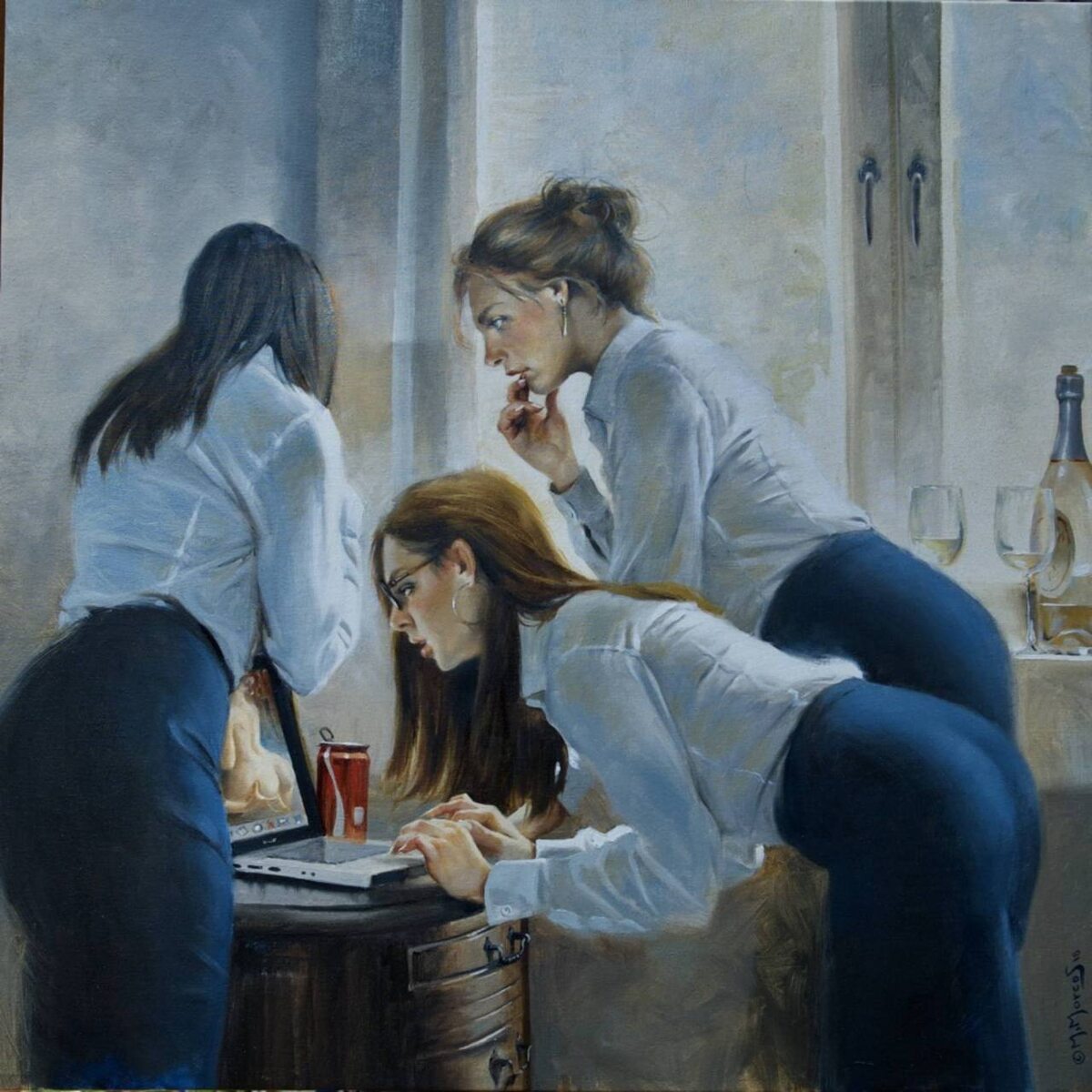 КАРТИНА ОТ ЕГИПЕТСКОГО ХУДОЖНИКА МАХЕР МОРКОСА / Maher Morcos /