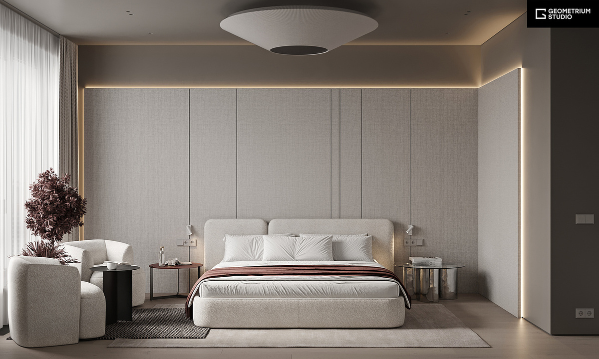 Дизайн-проект спальни в ЖК Рихард