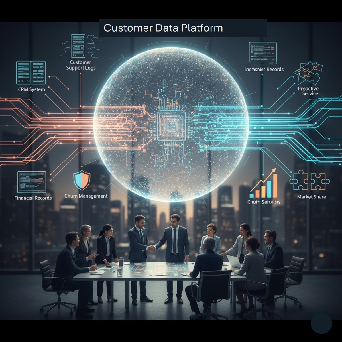 CDPinB2B Иллюстрация сгенерирована с помощью ИИ