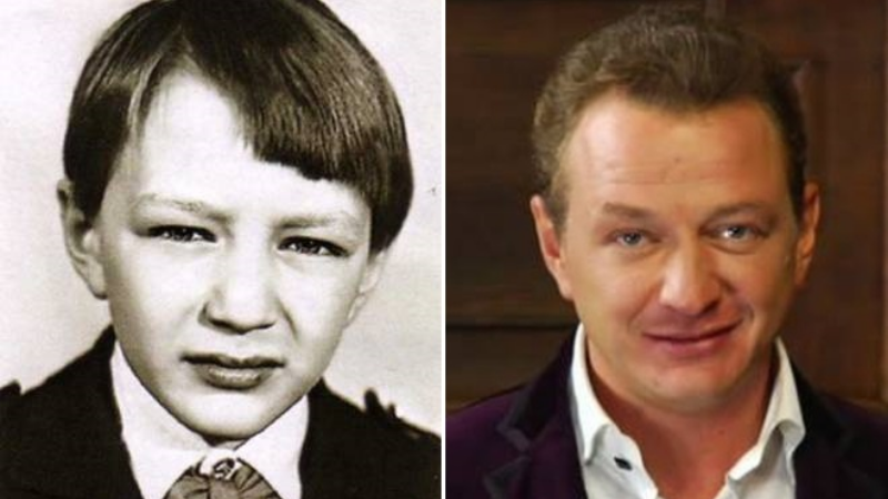 Марат Башаров в детстве и взрослом возрасте