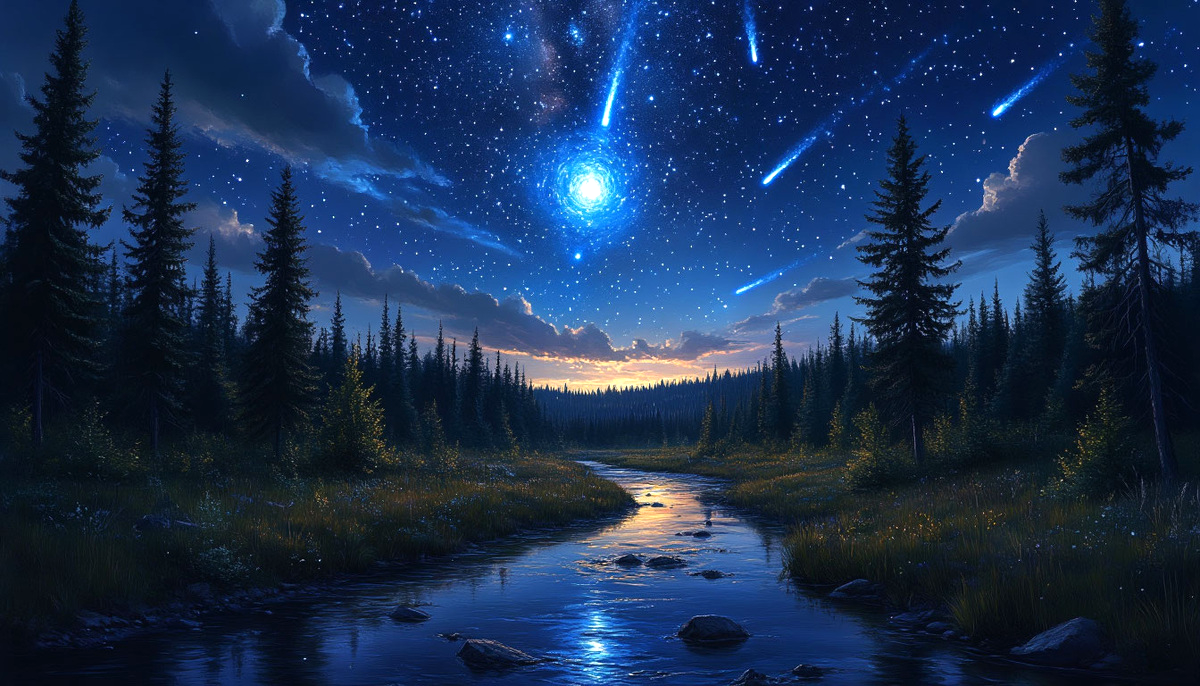 Жители рассказывали о грохоте и необъяснимом свечении в небе.