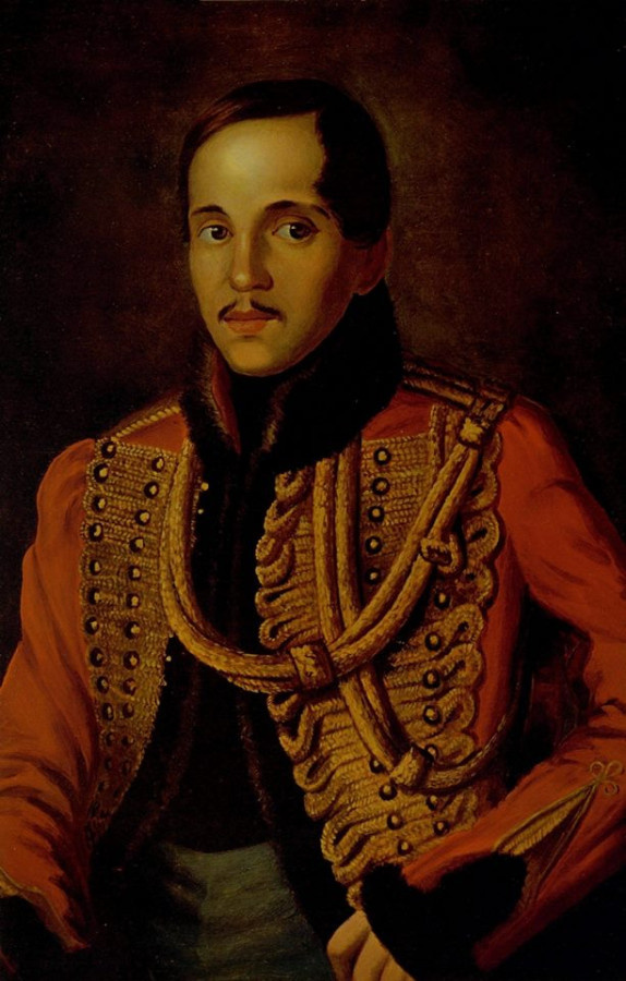 П.Е. Заболотский. Портрет М.Ю. Лермонтова
