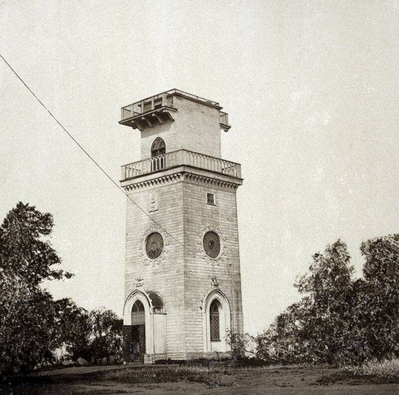 Башня сигнального телеграфа, фото /фото с сайта https://russgothic.ru/