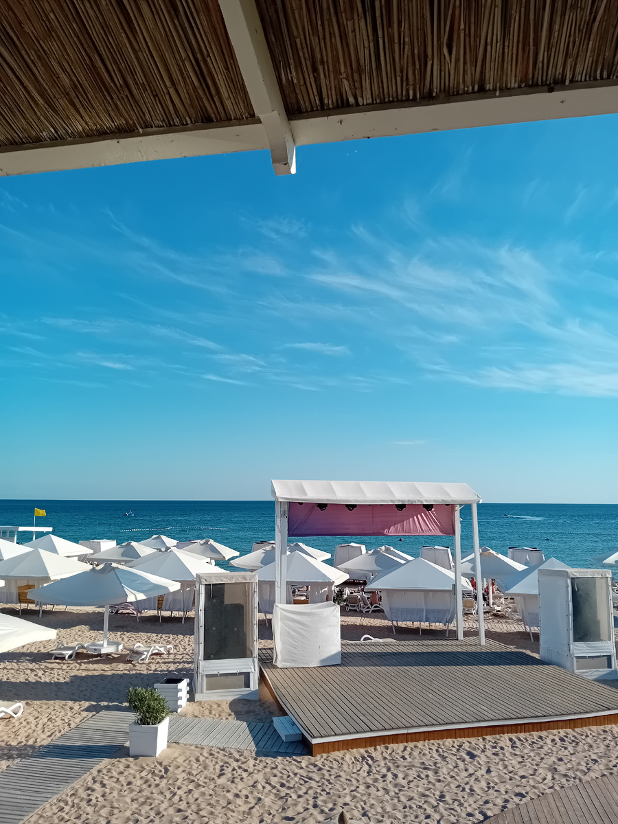 Авторское фото.   ЕВПАТОРИЙСКИЕ  ПЛЯЖИ.