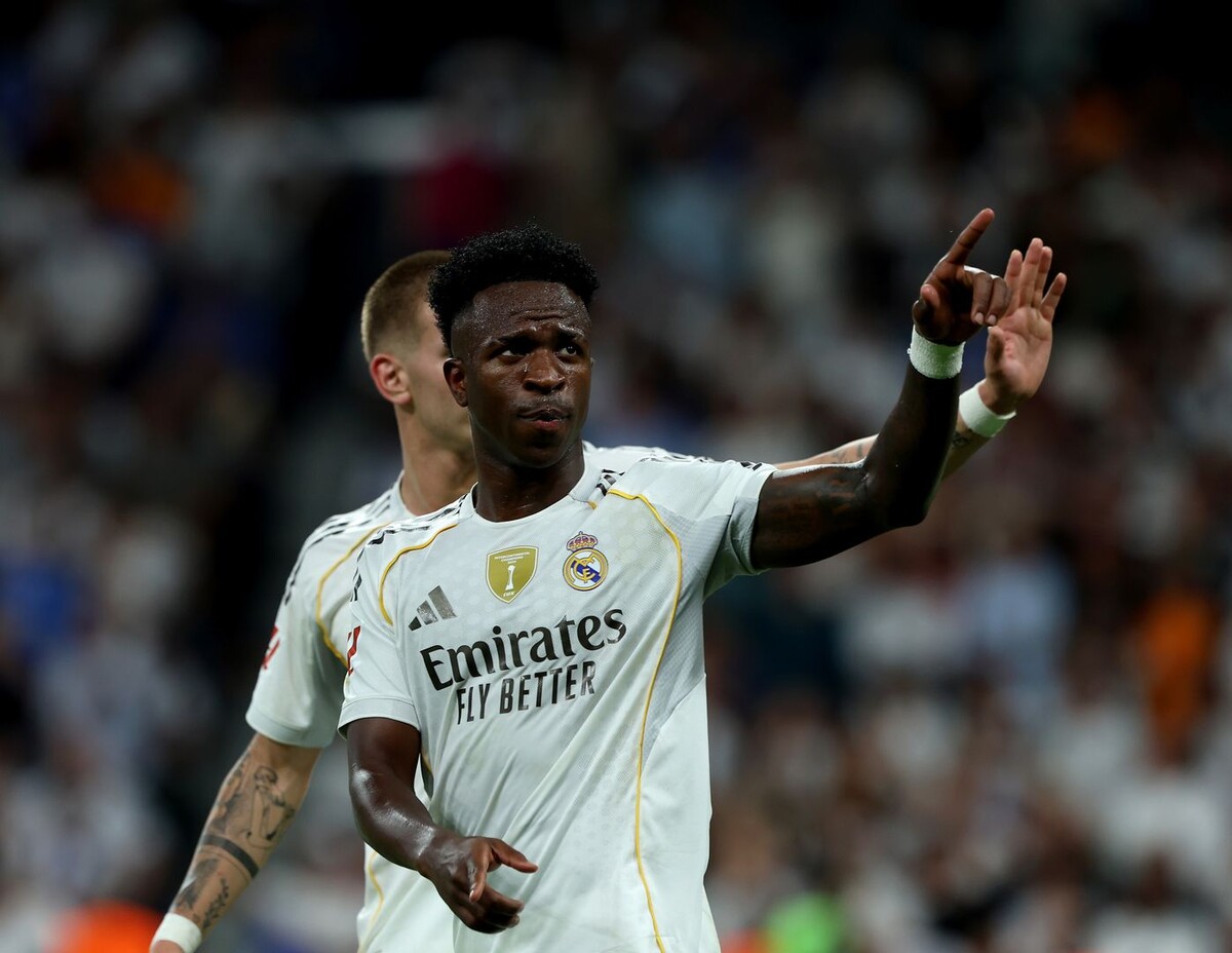    Нападающий мадридского «Реала» Винисиус Жуниор / Источник: © Juan Carlos Rojas/Global Look Press