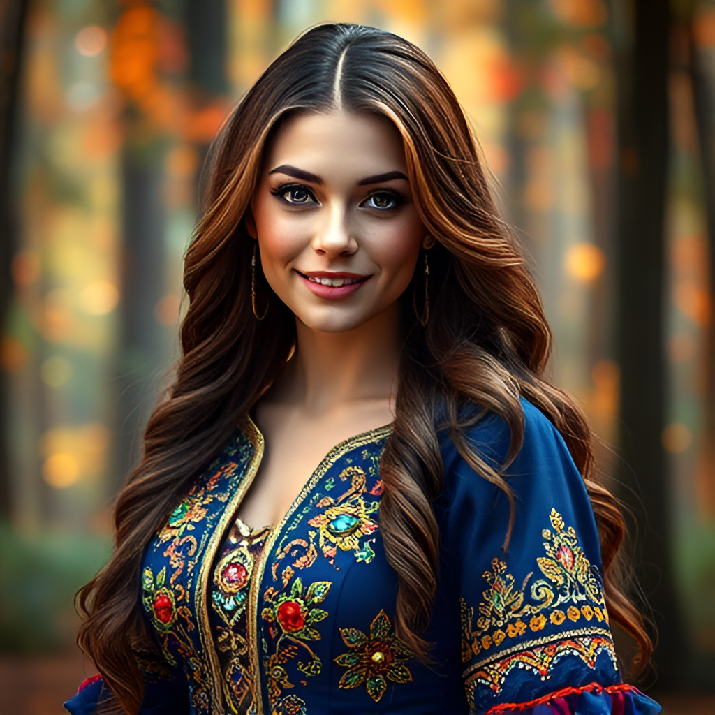 Ведьма Дариэлла. В галерее иллюстрации созданы нейросетью для онлайн генерации картинок dezgo.com.