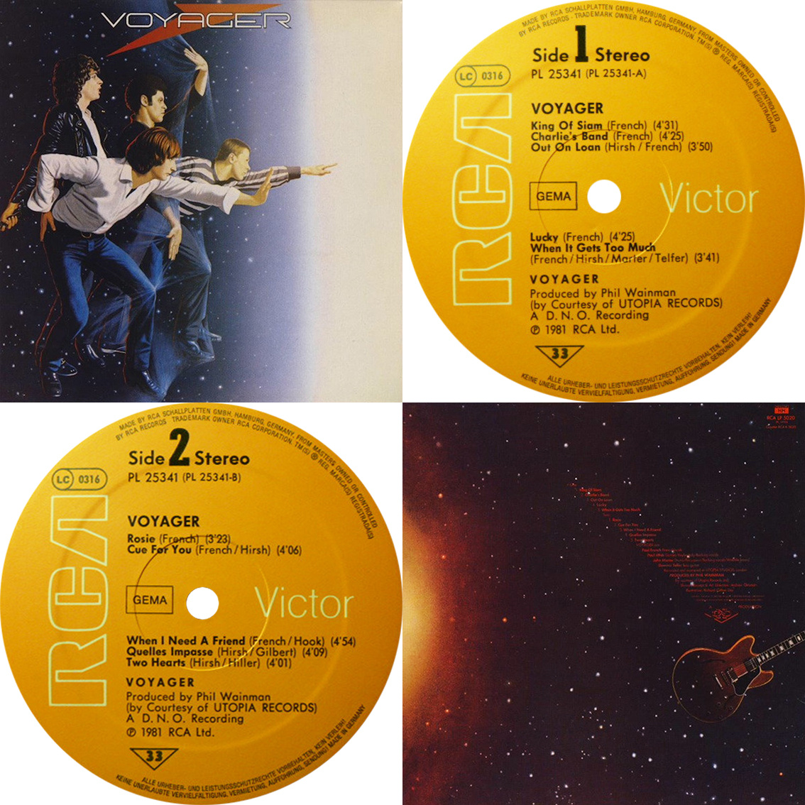 Germany, 1981 - RCA – PL 25341