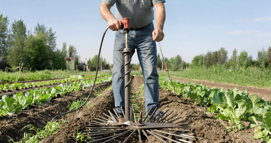 Как обычный шуруповерт избавит от прополки на огороде