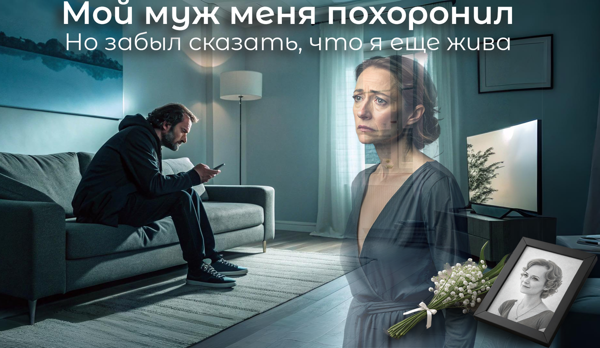 Призрачная жизнь: Я ещё дышу, а мой муж меня уже похоронил и заказал мне венок