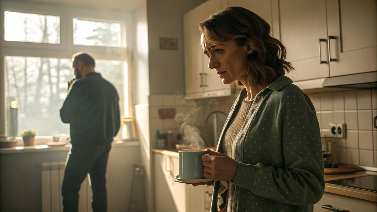 Странно, — подумала она, пытаясь заглушить первый, еще неосознанный укол тревоги, — даже не взглянул...