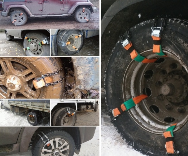 🐻 Браслеты «ГРИЗЛИ»: надежная защита от буксования зимой и в грязи для любых авто от легковых до грузовых...