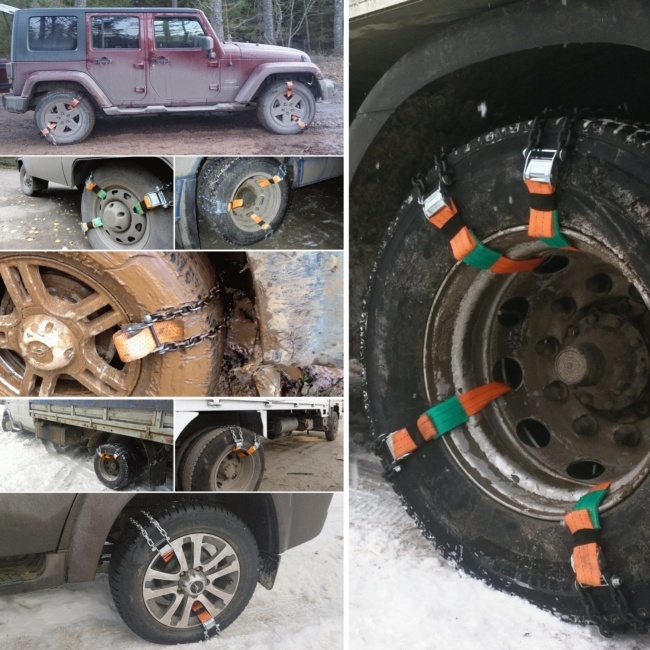 🔗 Браслеты на колеса «ГРИЗЛИ» подходят для разных авто! Проедешь там, где другие буксуют. Установка за 5 мин. быстро, просто, без грязных рук!