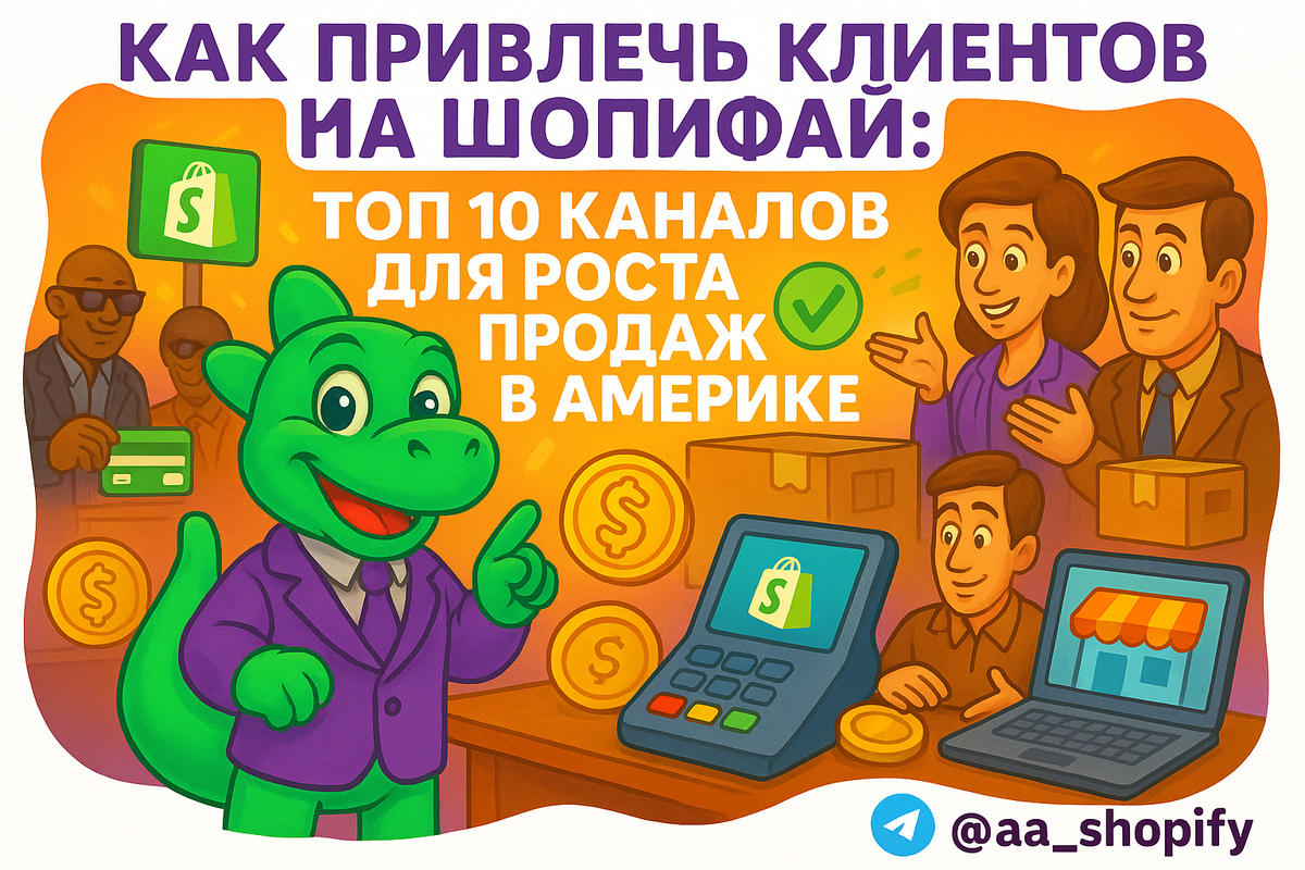    Как привлечь клиентов на Шопифай: Топ 10 каналов для роста продаж в Америке aa_ecom