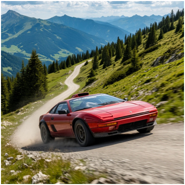 Сгенерировано ИИ- скорость в горах опасна.