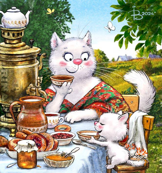 очаровательные коты Рины Зенюк