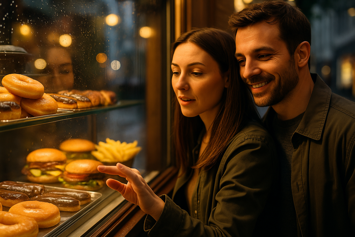 Соблазн на витрине: мозг видит сахар и жир, а желудок делает вид, что не при делах