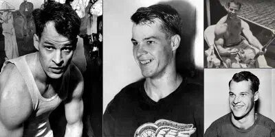 Горди Хоу в молодости.