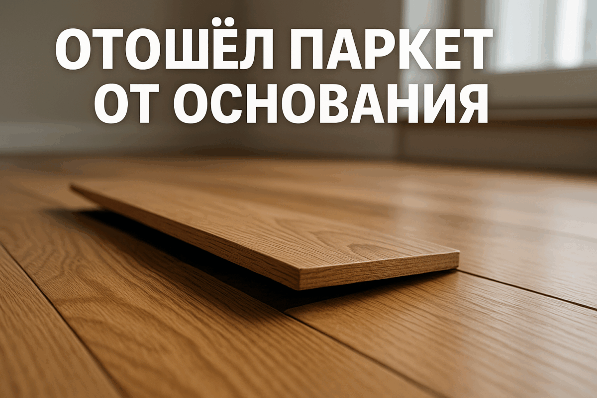    Отошел паркет от основания — что делать Михаил Юрьевич