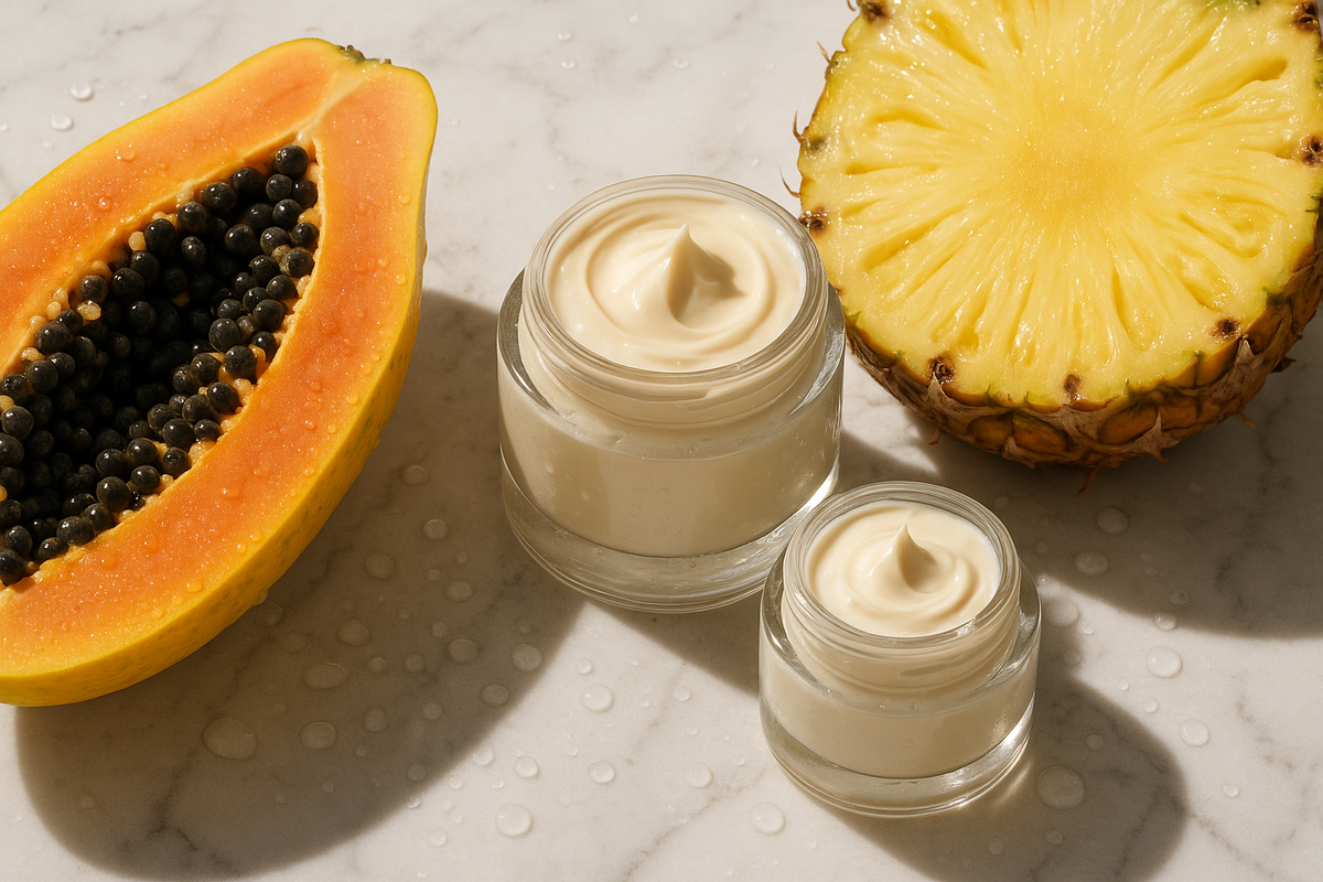 Энзимы в косметике: как ферменты из папайи и ананаса делают кожу сияющей