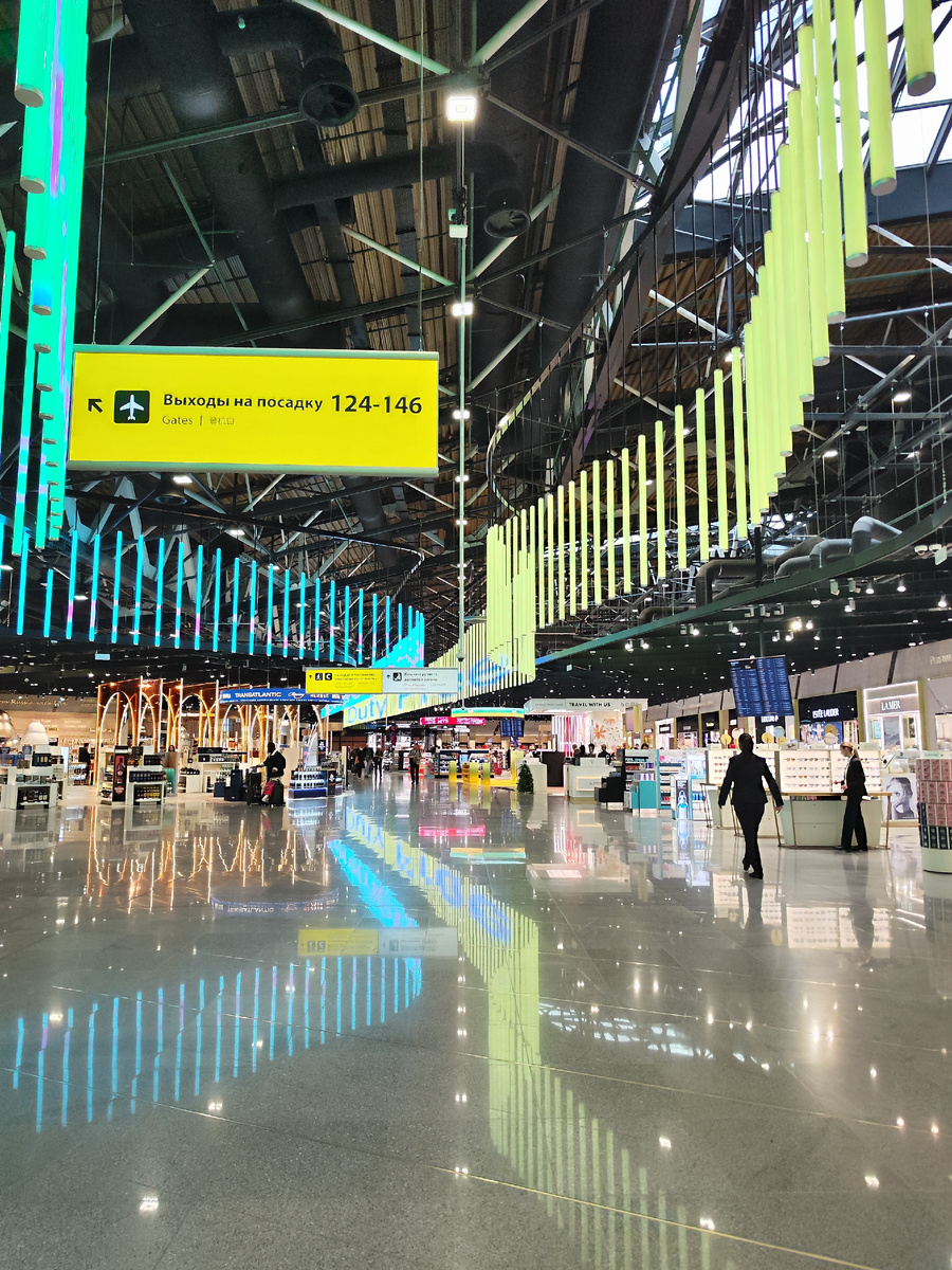 В аэропорту Шереметьево 