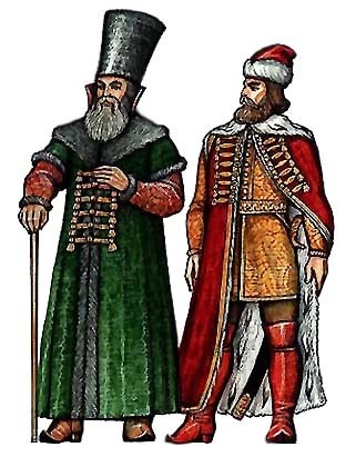 Бояре - пример вольных людей, чье Отечество находится на том свете, а не на этом, как у холопов и слуг. Изображение: megabook.ru