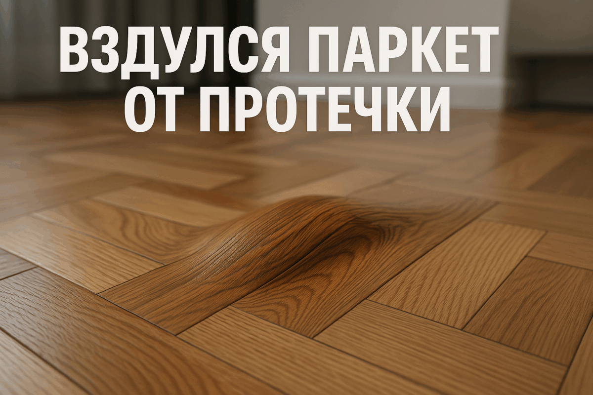    Вздулся паркет от протечки — ремонт без циклевки Михаил Юрьевич