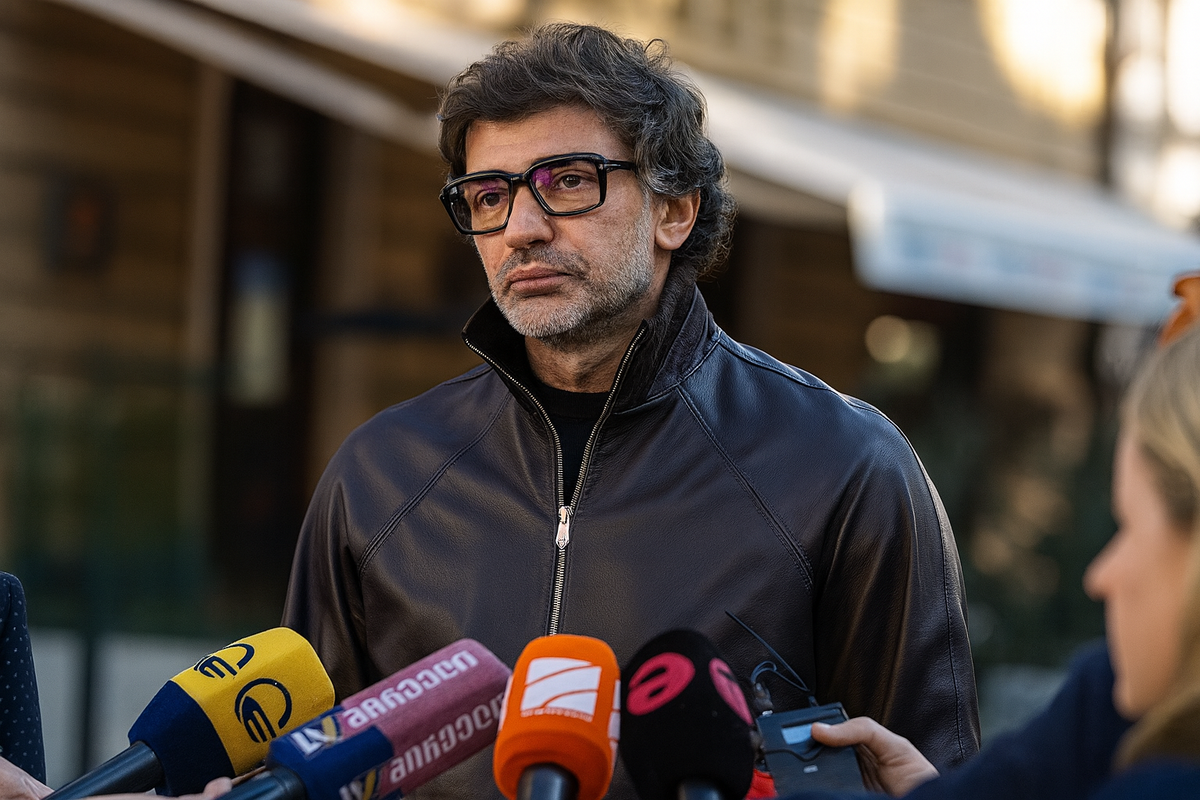 Мэр Тбилиси Каха Каладзе в очках Tom Ford.