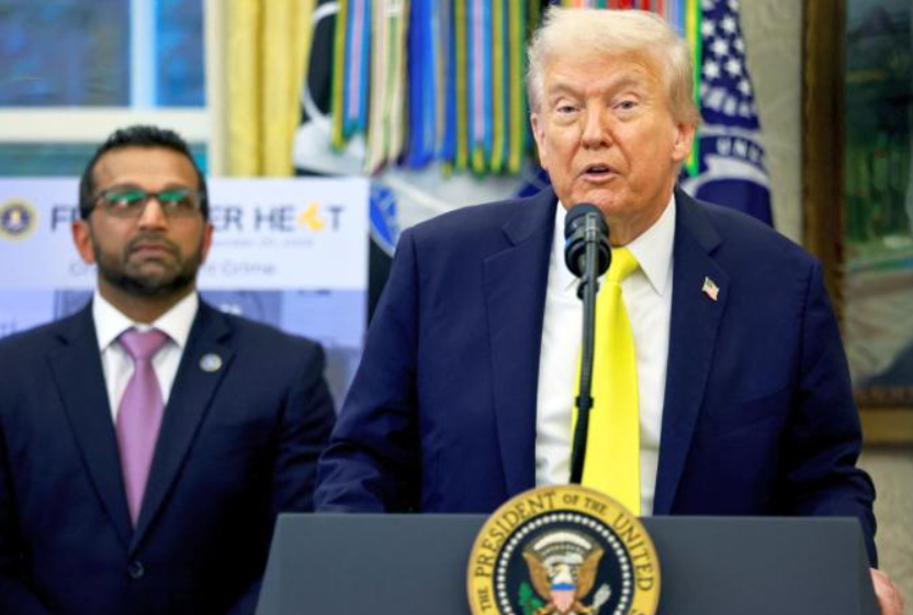 Трамп на прес-конференции 15 октября. Фото из открытых источников. 