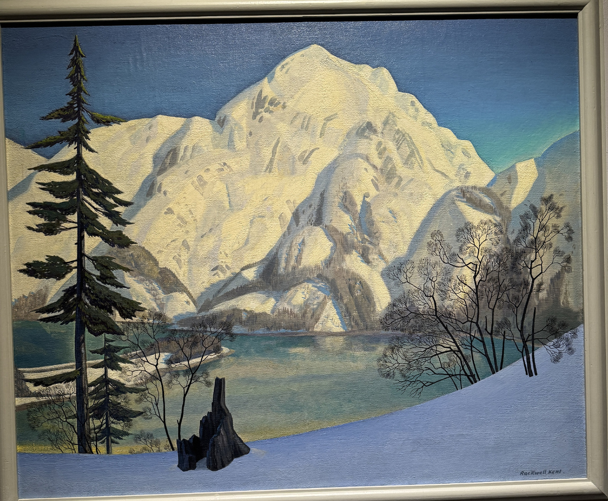 Рокуэлл КЕНТ. 1882-1971 США.АЛЯСКА. ВИД С ЛИСЬЕГО ОСТРОВА ЗИМОЙ, 1919
Холст, наклеенный на фанеру, масло ГМИИ им. А.С. Пушкина, Москва