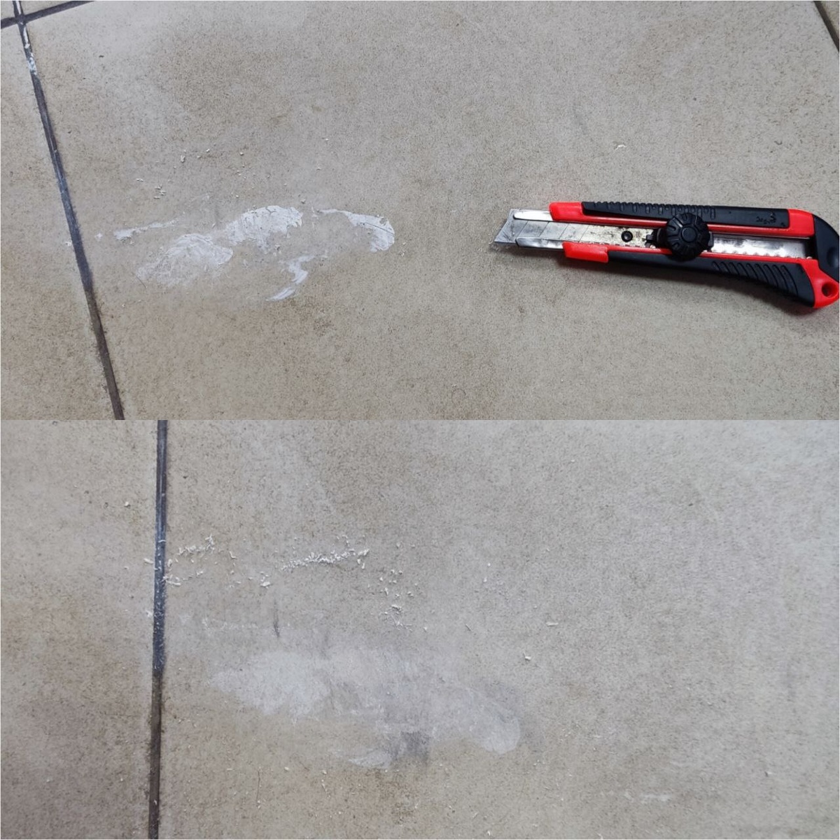 Привезли краску, которая была не совсем герметично закрыта. Чистила от нее напольную плитку, потому что зумерам не до этого. Но все бывает