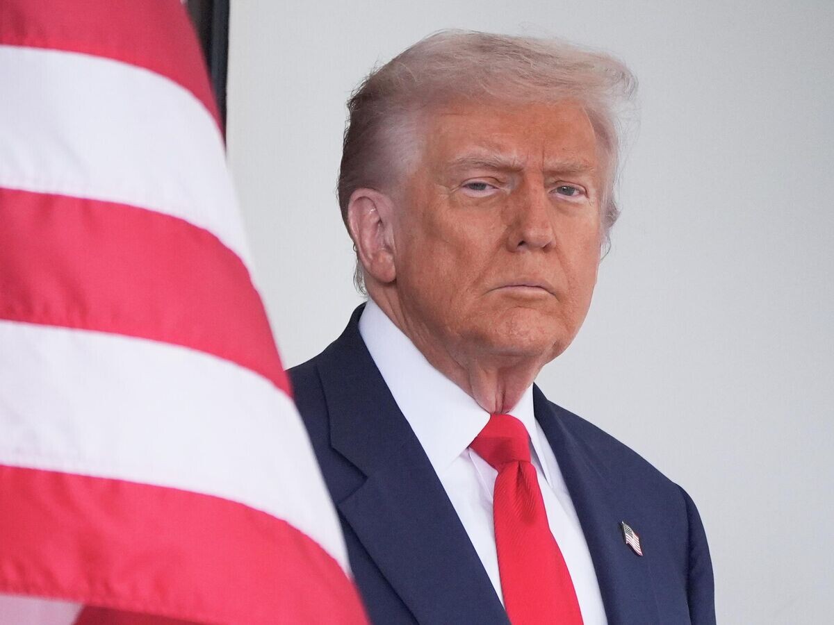    Президент США Дональд Трамп© AP Photo / Mark Schiefelbein
