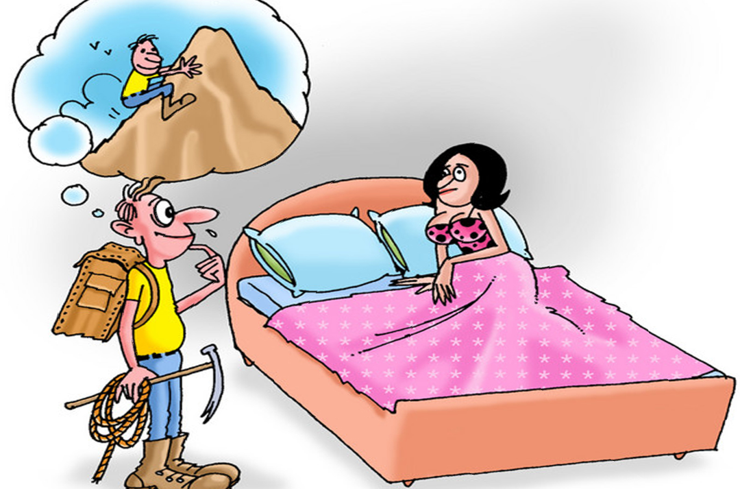 - Я так ждала тебя милый мой ,пока ты по горам скакал как козел 🐐 Уже три раза тебе изменила ...