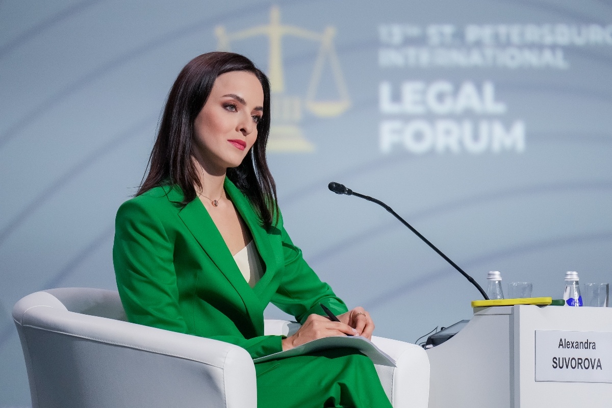 Ведущая канала «Россия 24» также была пресс-секретарем Путина на выборах.  Фото: Фото из фотобанка Фонда Росконгресс photo.roscongress.org / Александр Жолобов