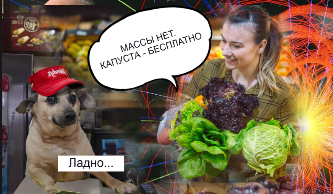 Расскажи продавцу, что капуста не имеет массы, Ога