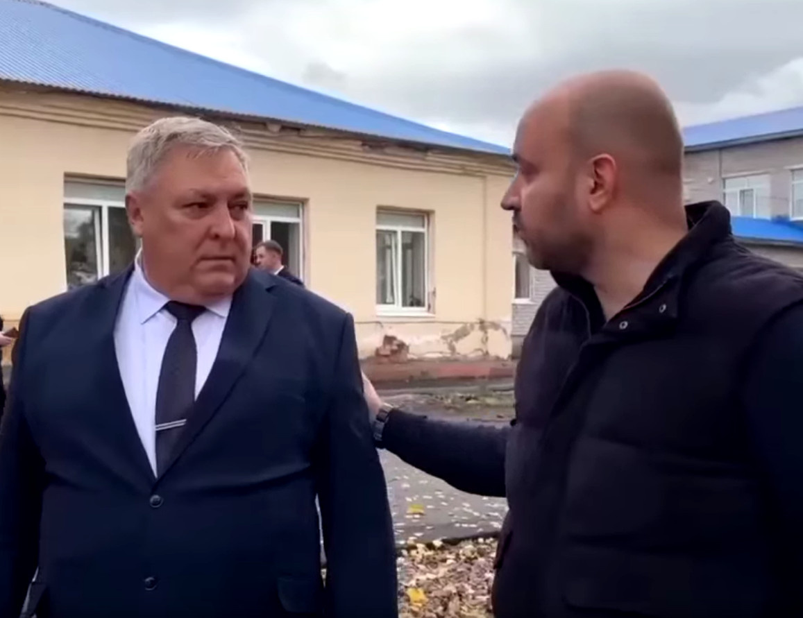 Губернатор Вячеслав Федорищев и глава района Юрий Жидков