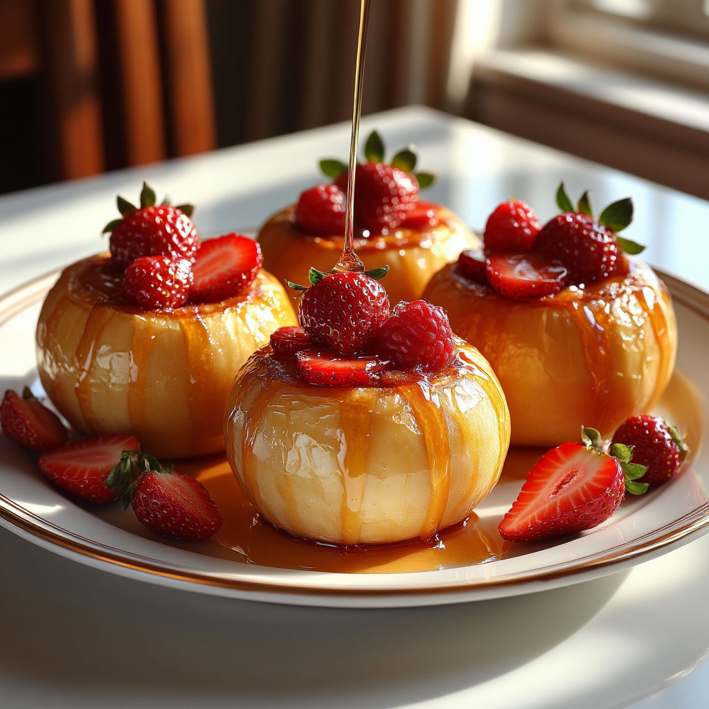 Запечённые яблоки. Простой и вкусный десерт.