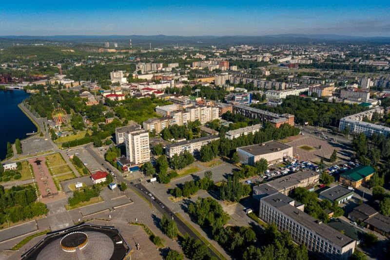    ЕАН / Вид на летний Челябинск сверху