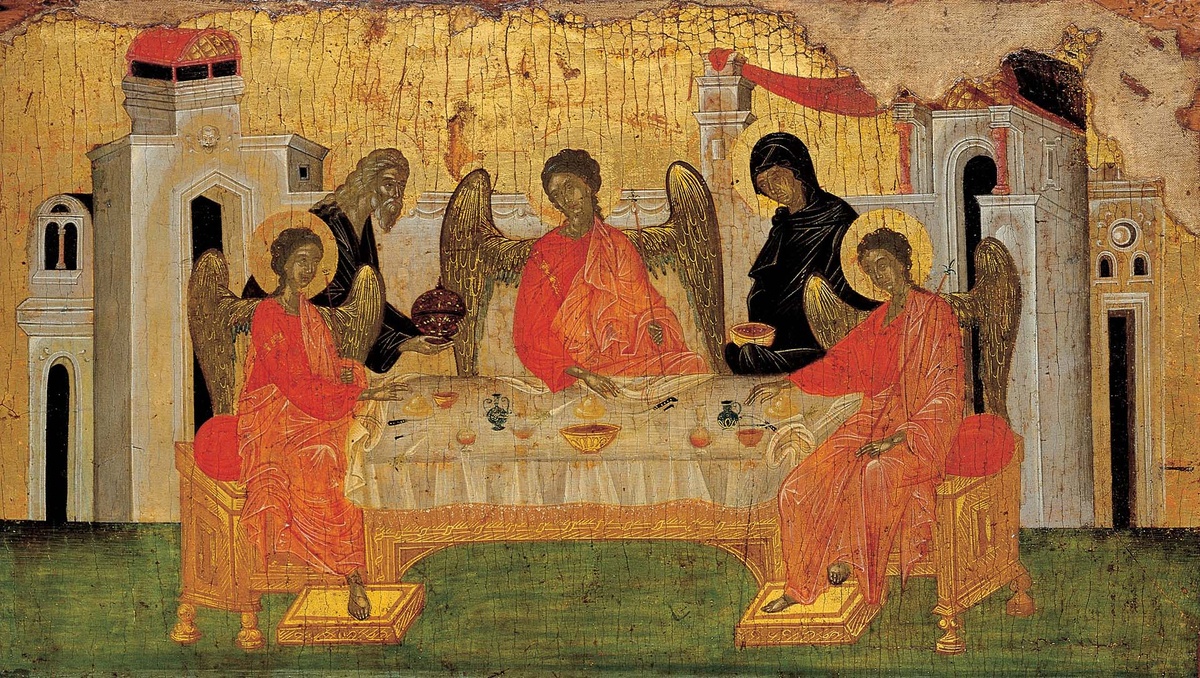    Икона «Гостеприимство Авраама», XIV век