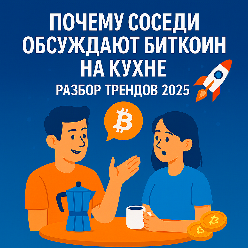 Почему соседи обсуждают биткоин на кухне — разбор трендов 2025
