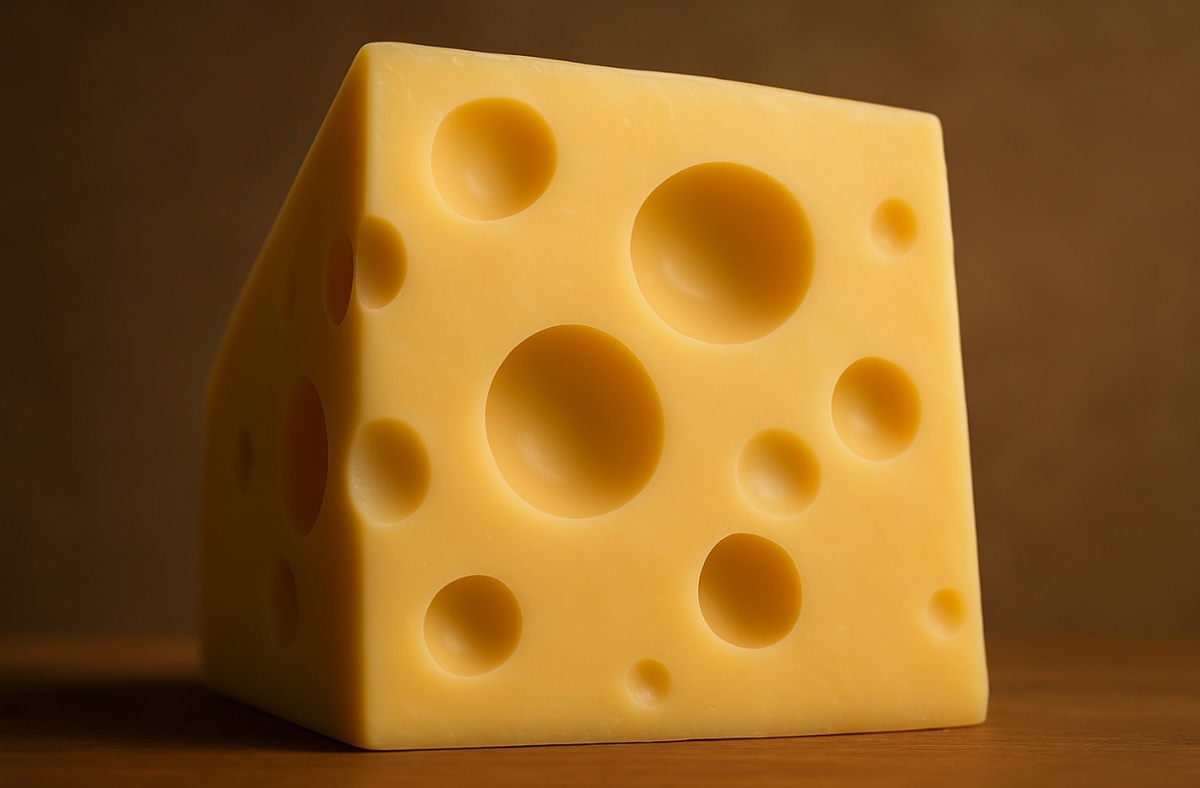    Ученые наконец выяснили, откуда в сыре берутся дырки
