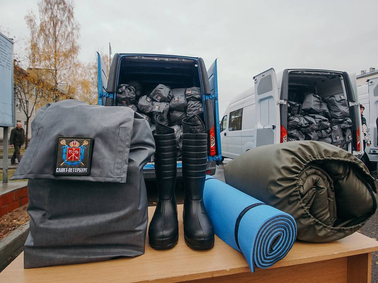     Дополнительная экипировка для мобилизованных петербуржцев. Фото: t.me/a_beglov