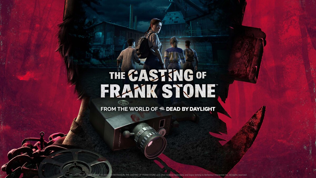 Изображение иллюстрирует связь The Casting of Frank Stone с вселенной Dead by Daylight: группа выживших в тумане ужаса. Источник: https://deadbydaylight.com/news/the-casting-of-frank-stone-features-deep-dive/