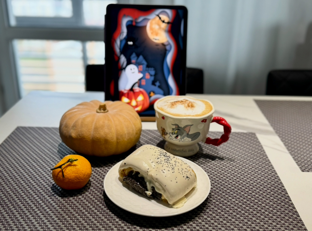 мой тывеннный латте с корицей (16.10)