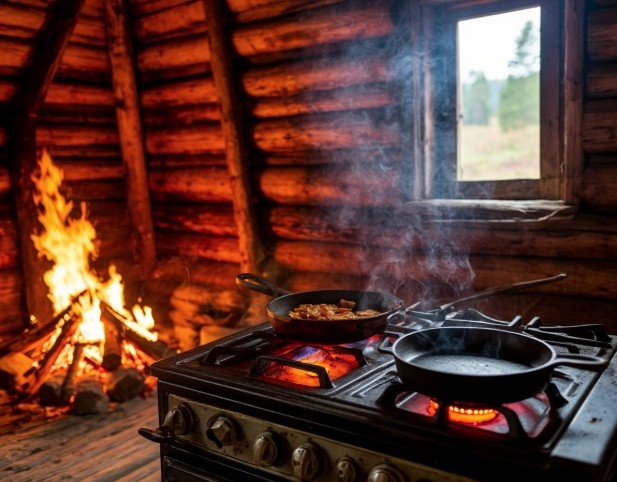 Как Шедеврум видит кухню Бабочки. В принципе - похоже!))))