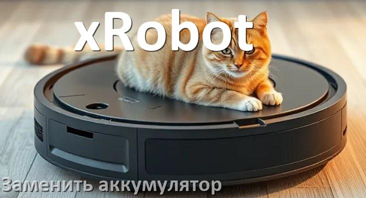 
Как у робота пылесоса xRobot заменить аккумулятор и поменять батарею