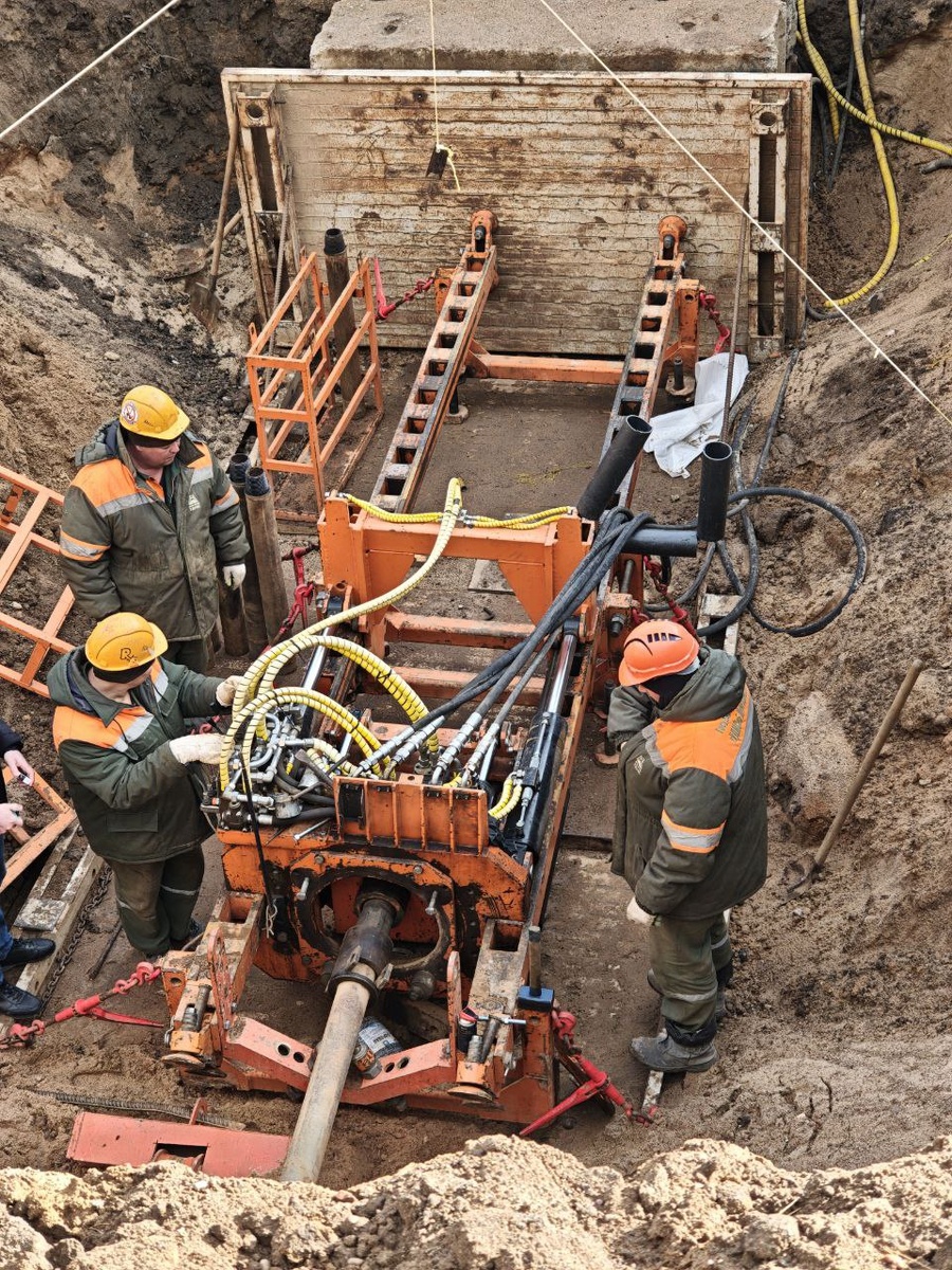 МНБШ-600 в рабочем котловане