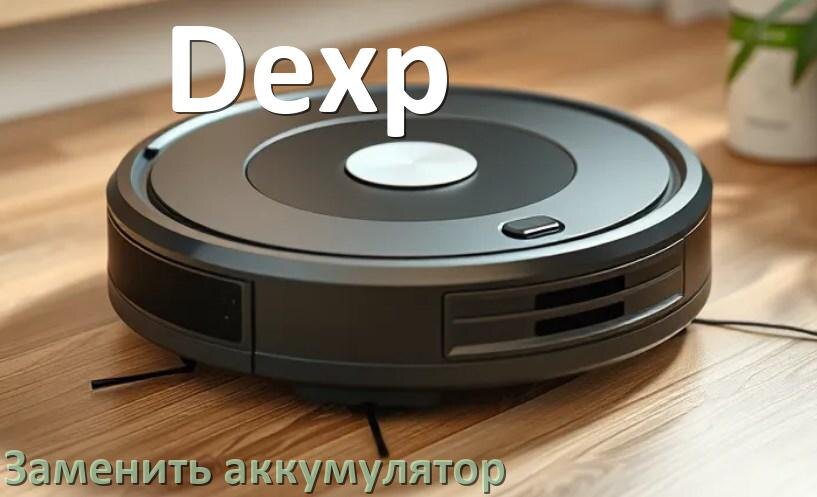 
Как у робота пылесоса Dexp заменить аккумулятор и поменять батарею